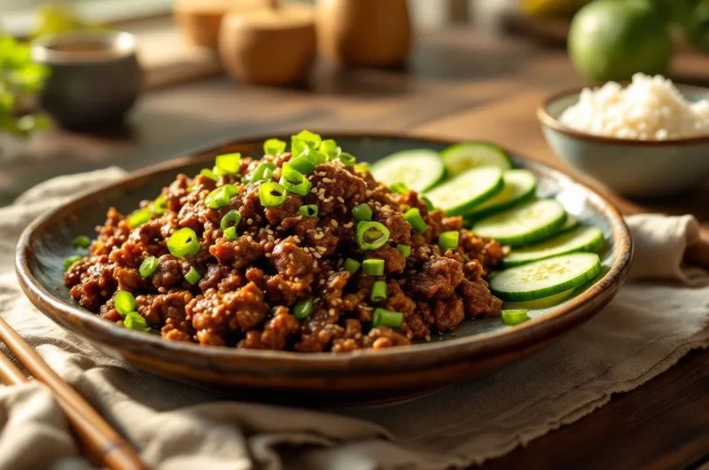 Ground Beef Bulgogi Recipe Card