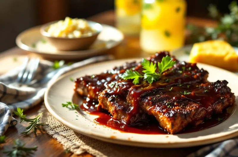 Juicy Beef Back Ribs Recipe Card