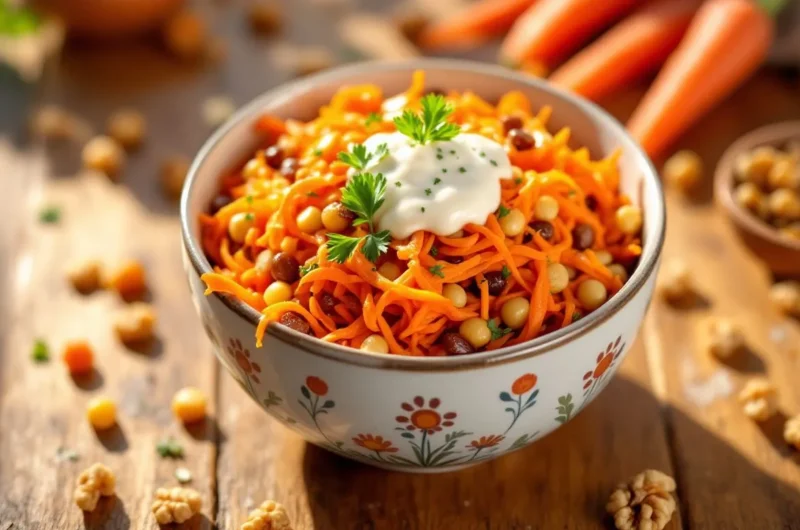 Carrot Raisin Salad Recipe Card